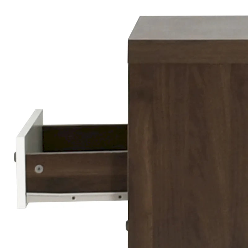 Commode Moderne Mi-Siècle à 2 Tiroirs