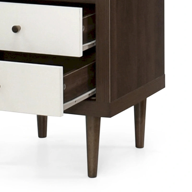 Commode Moderne Mi-Siècle à 2 Tiroirs