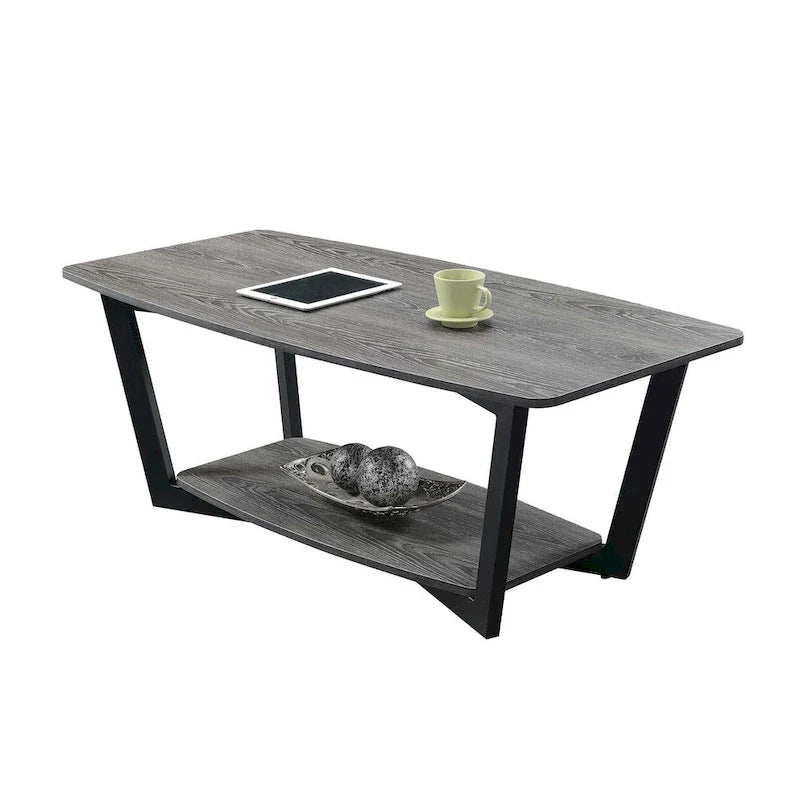 Table basse Graystone avec étagère de Convenience Concepts