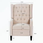 Fauteuil inclinable manuel à oreilles