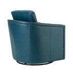 Lot de 2 fauteuils pivotants en cuir véritable de 28,74 de large