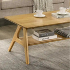 Roundhill Furniture Arona, ensemble de 3 tables basses en bois, style moderne du milieu du siècle