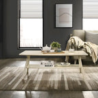 Roundhill Furniture Arona, ensemble de 3 tables basses en bois, style moderne du milieu du siècle