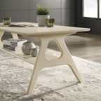 Roundhill Furniture Arona, ensemble de 3 tables basses en bois, style moderne du milieu du siècle