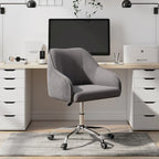 Chaise de bureau ergonomique réglable en velours