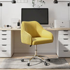 Chaise de bureau ergonomique réglable en velours