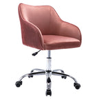 Chaise de bureau ergonomique réglable en velours