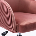 Chaise de bureau ergonomique réglable en velours