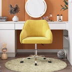Chaise de bureau ergonomique réglable en velours