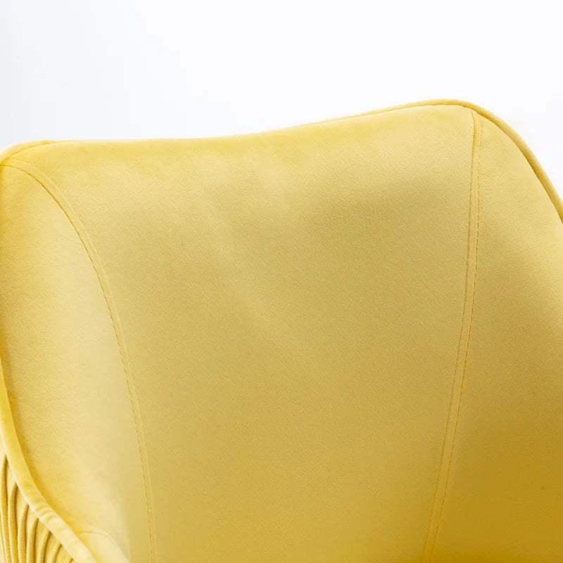 Chaise de bureau ergonomique réglable en velours
