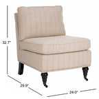 Fauteuil Club sans accoudoirs - 24Wx30Dx33H