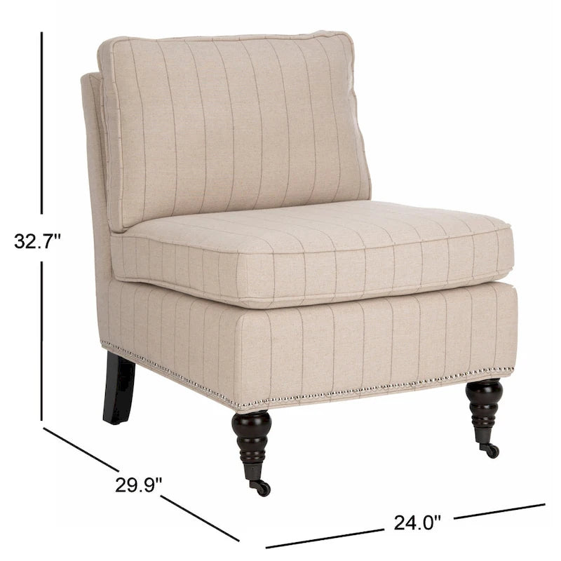Fauteuil Club sans accoudoirs - 24Wx30Dx33H