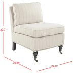 Fauteuil Club sans accoudoirs - 24Wx30Dx33H
