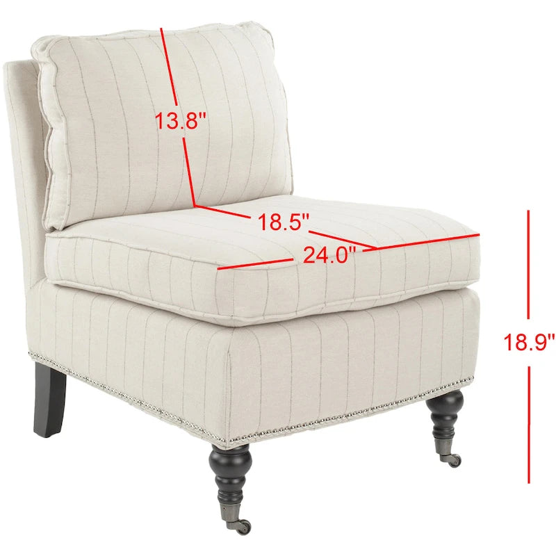 Fauteuil Club sans accoudoirs - 24Wx30Dx33H