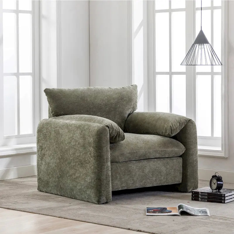 Fauteuil d'appoint surdimensionné Canapé simple
