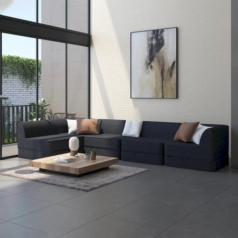 Canapé modulable WOWMAX, élément de combinaison de canapé de sol en mousse