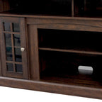 Meuble TV avec cheminée électrique et télécommande