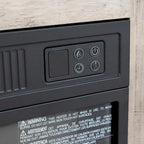 Meuble TV avec cheminée électrique et télécommande