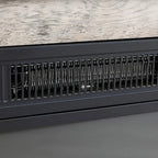Meuble TV avec cheminée électrique et télécommande