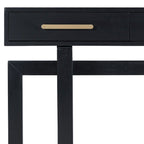Console élégante avec trois tiroirs, Table d'entrée extra longue pour entrée, couloir, salon, foyer