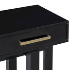 Console élégante avec trois tiroirs, Table d'entrée extra longue pour entrée, couloir, salon, foyer