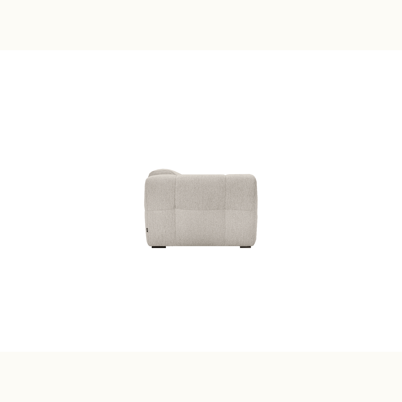 Canapé gris acier 90,5