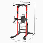 Tour de Musculation Multifonction Ainfox Power Tower pour la Maison