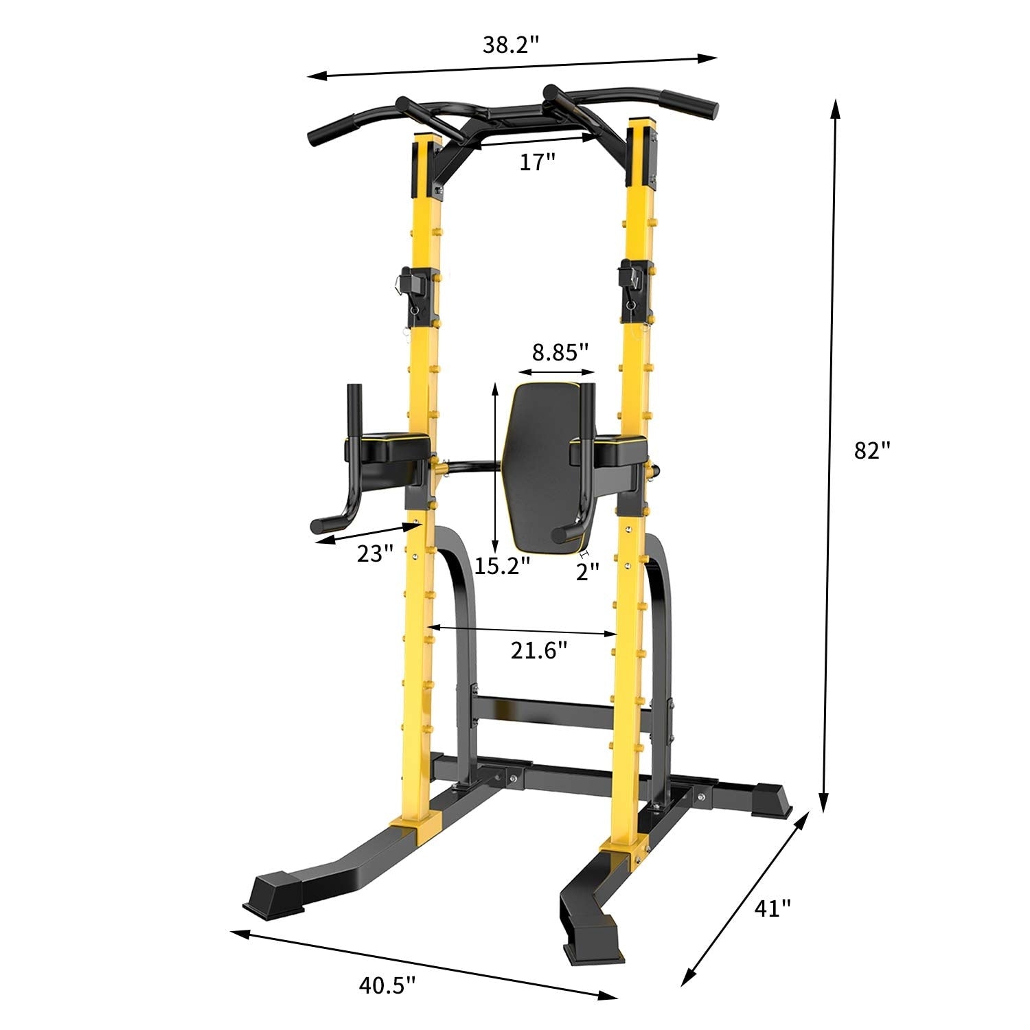 Tour de Musculation Multifonction Ainfox Power Tower pour la Maison