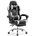Chaise de bureau de jeu pivotante en cuir PU