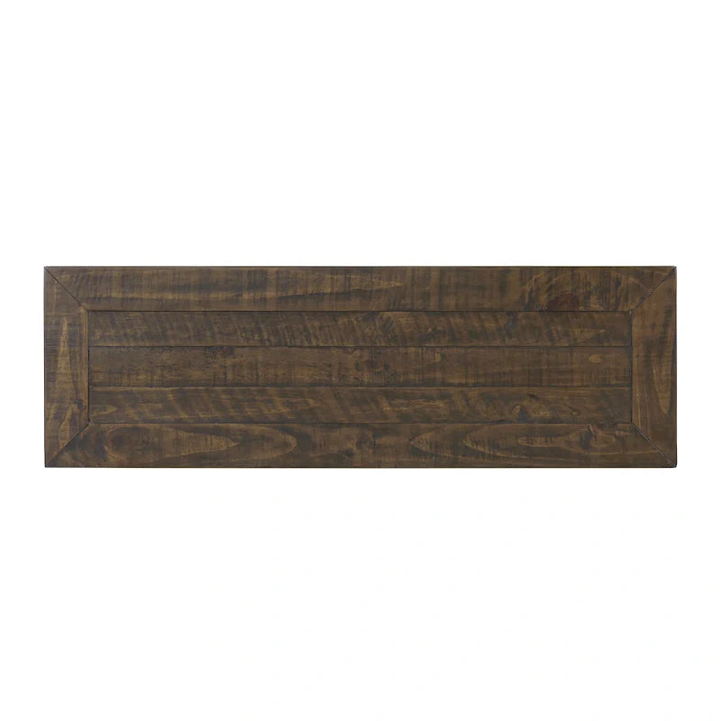 The Gray Barn Downington Table console de canapé à 2 tiroirs en bois massif