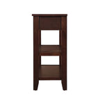 Table console de 42 po avec tiroirs et étagères à niveaux