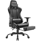 Chaise de jeu avec repose-pieds - Chaise de bureau ergonomique