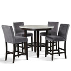 Ensemble de salle à manger 5 pièces rond New Classic Furniture Reginald